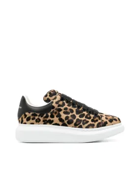 Leopard Print Oversize Sole Sneakers