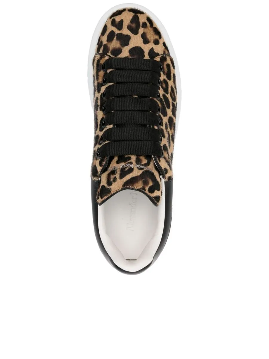 Leopard Print Oversize Sole Sneakers