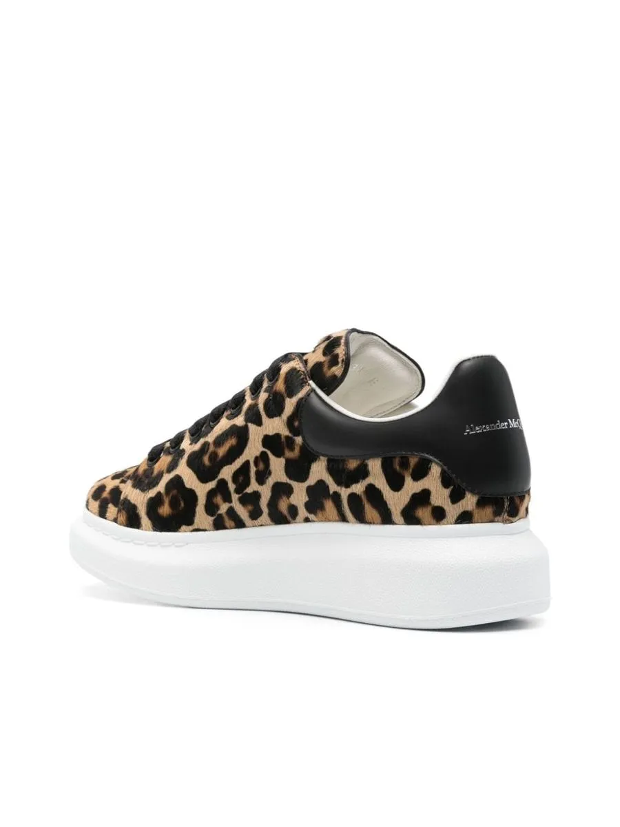 Leopard Print Oversize Sole Sneakers