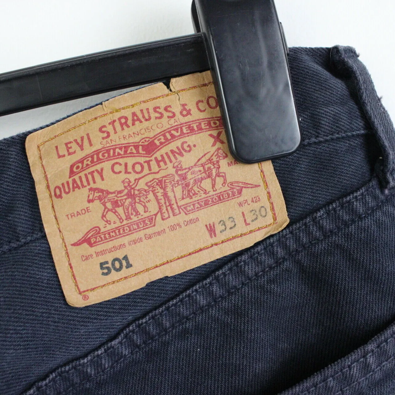 LEVIS 501 Jeans Black | W33 L28