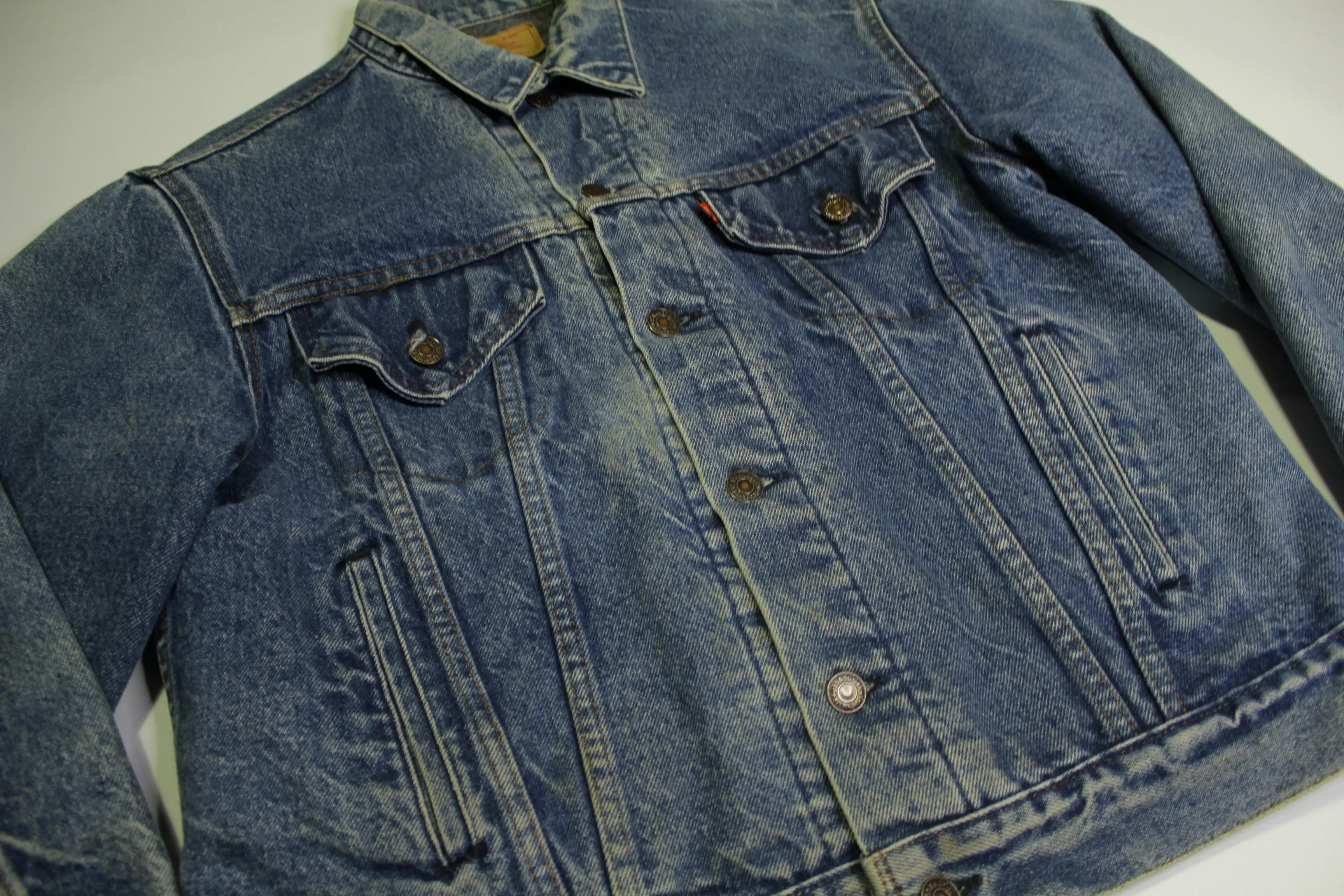 Levis Blanket Lined Vintage 80's 70506 0317 Denim Trucker Jean Jacket