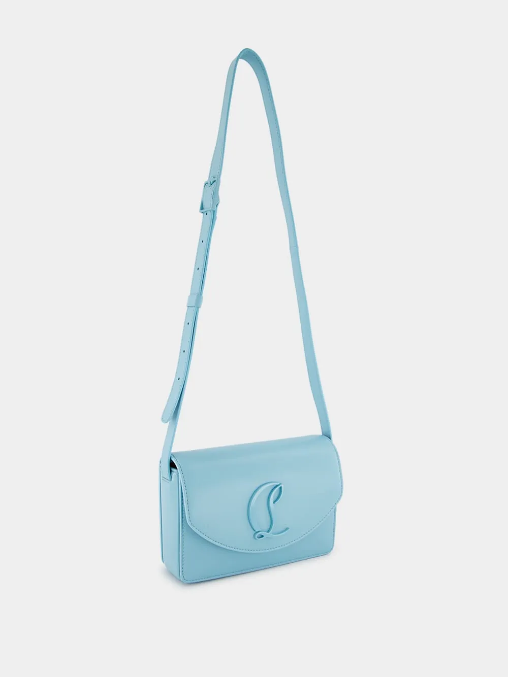 Loubi54 Blue Nappa Crossbody Bag