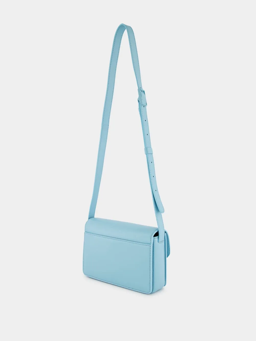 Loubi54 Blue Nappa Crossbody Bag