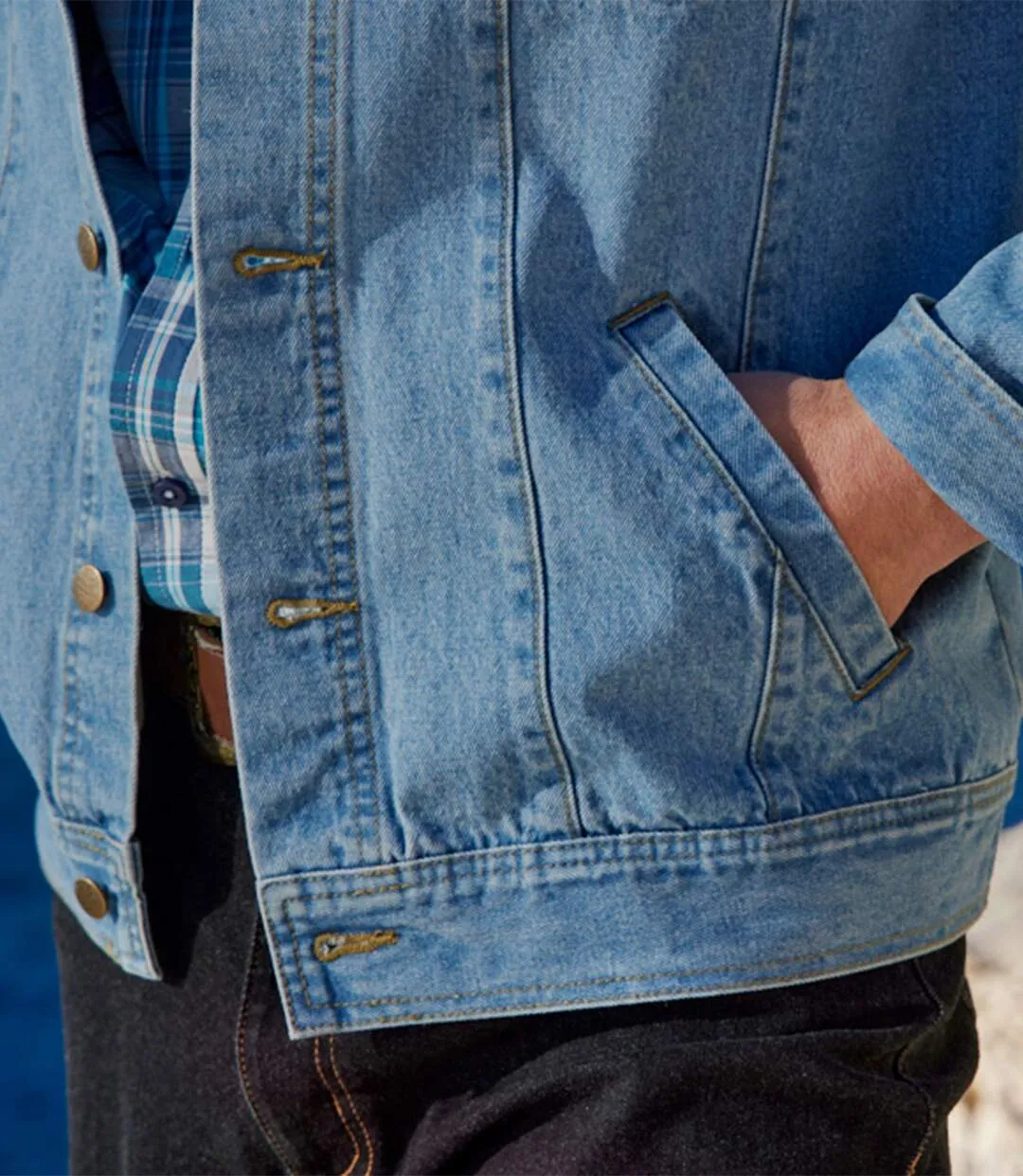 Men's Blue Denim Jacket 