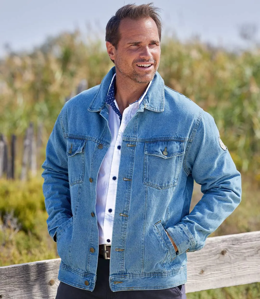 Men's Blue Denim Jacket 