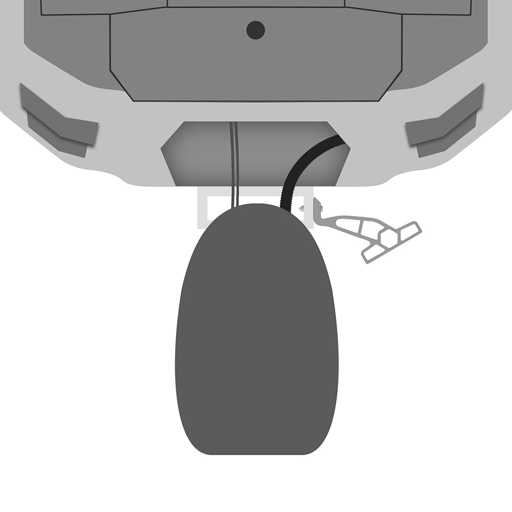 Minn Kota Raptor Jack Plate Adapter - Starboard - 2 Setback - 6 Rise - White [1810367]