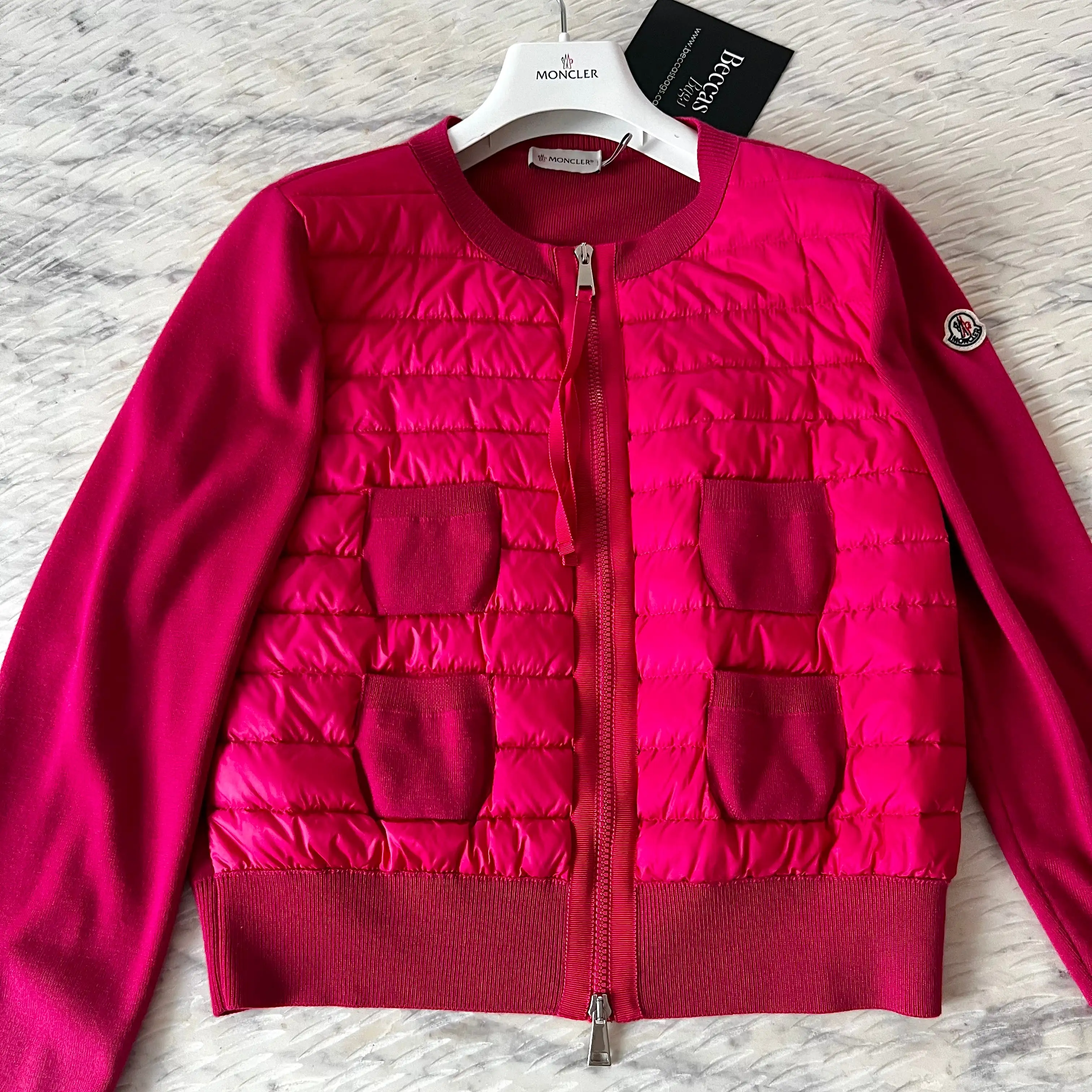 Moncler Padded Panel Zip Up