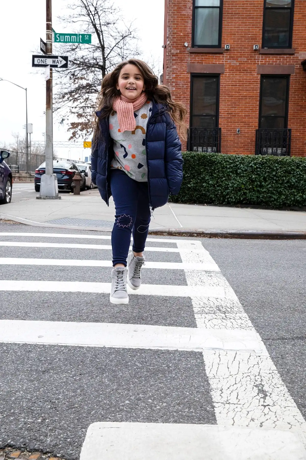 Navy Puffer Jacket