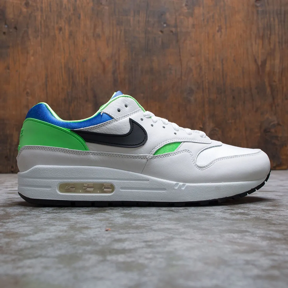 Nike Men Air Max 1 Dna Ch. 1 (white / black-royal blue-scream green)