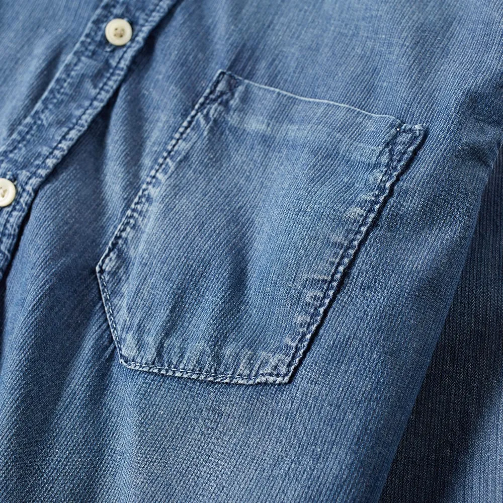 Nudie Henry Denim ShirtCrispy Indigo