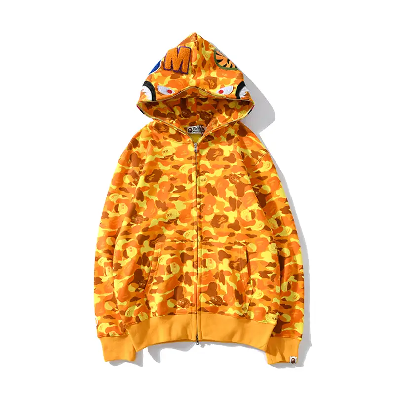 Original Edition Bathing Ape Shark Camo Zip Up