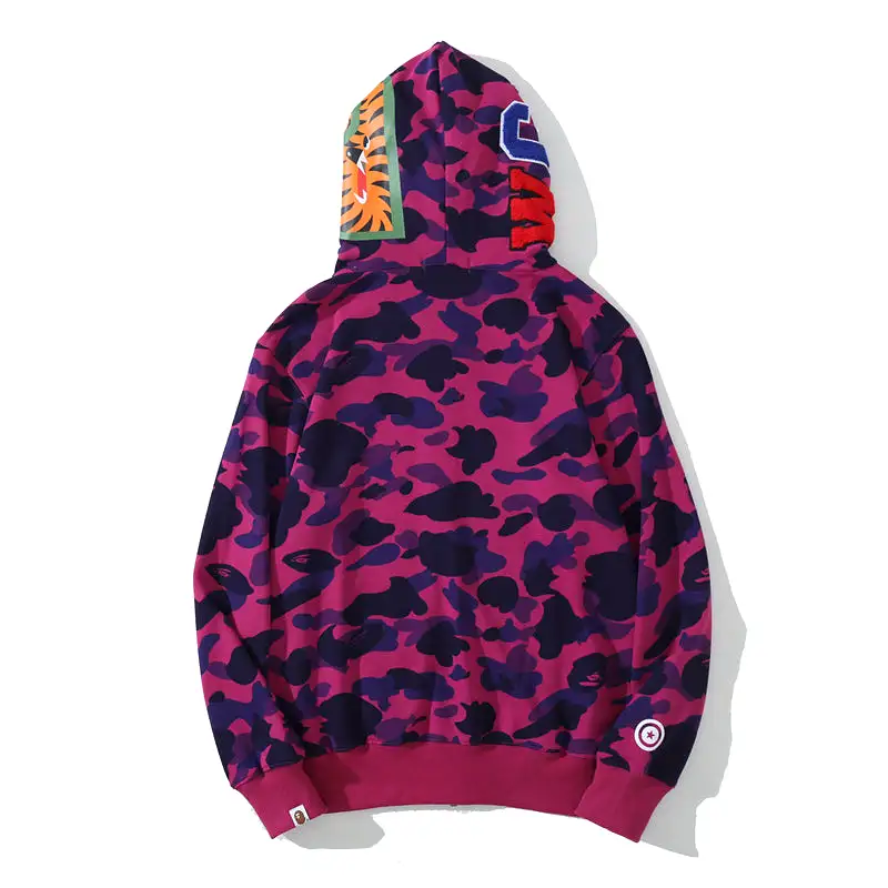 Original Edition Bathing Ape Shark Camo Zip Up