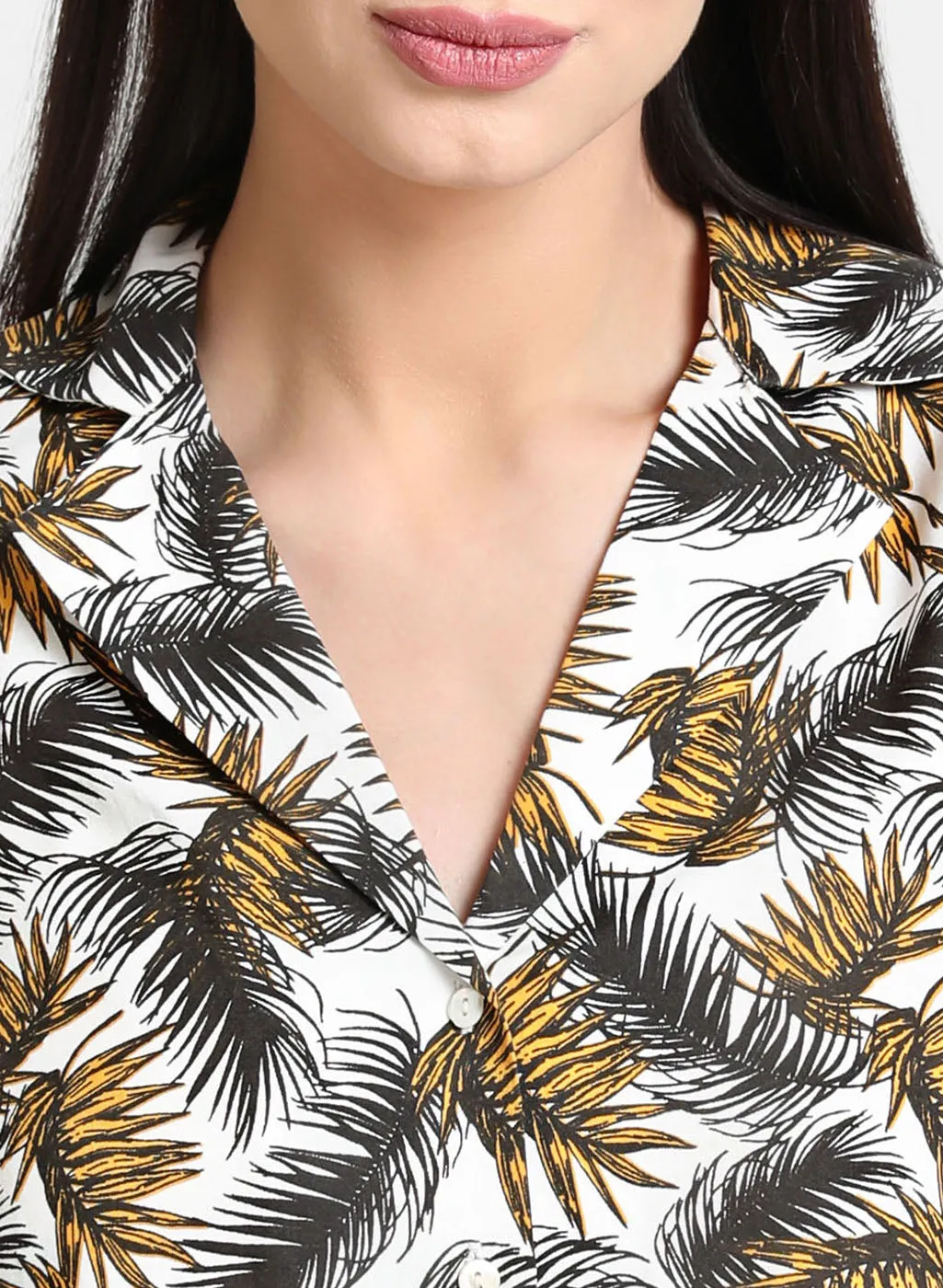 Palm Print Shirt