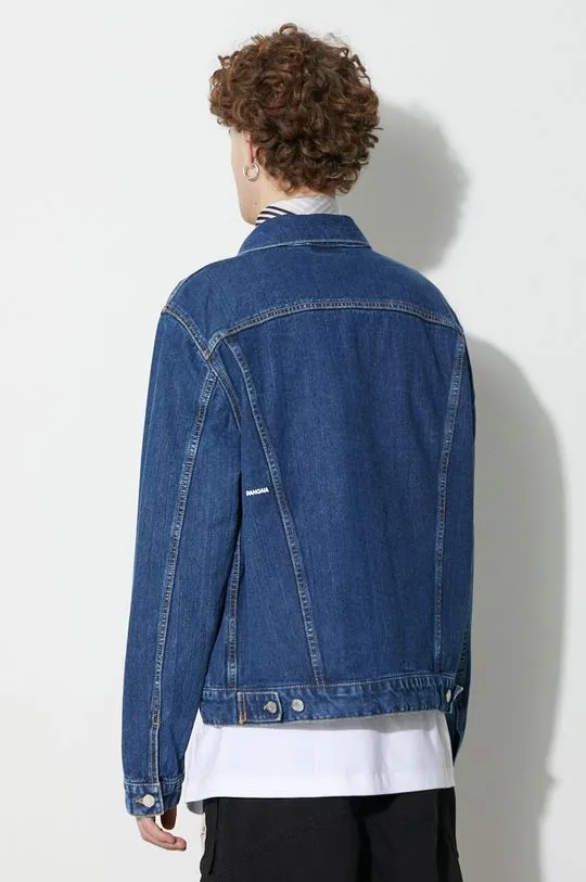 Pangaia denim jacket men's blue color