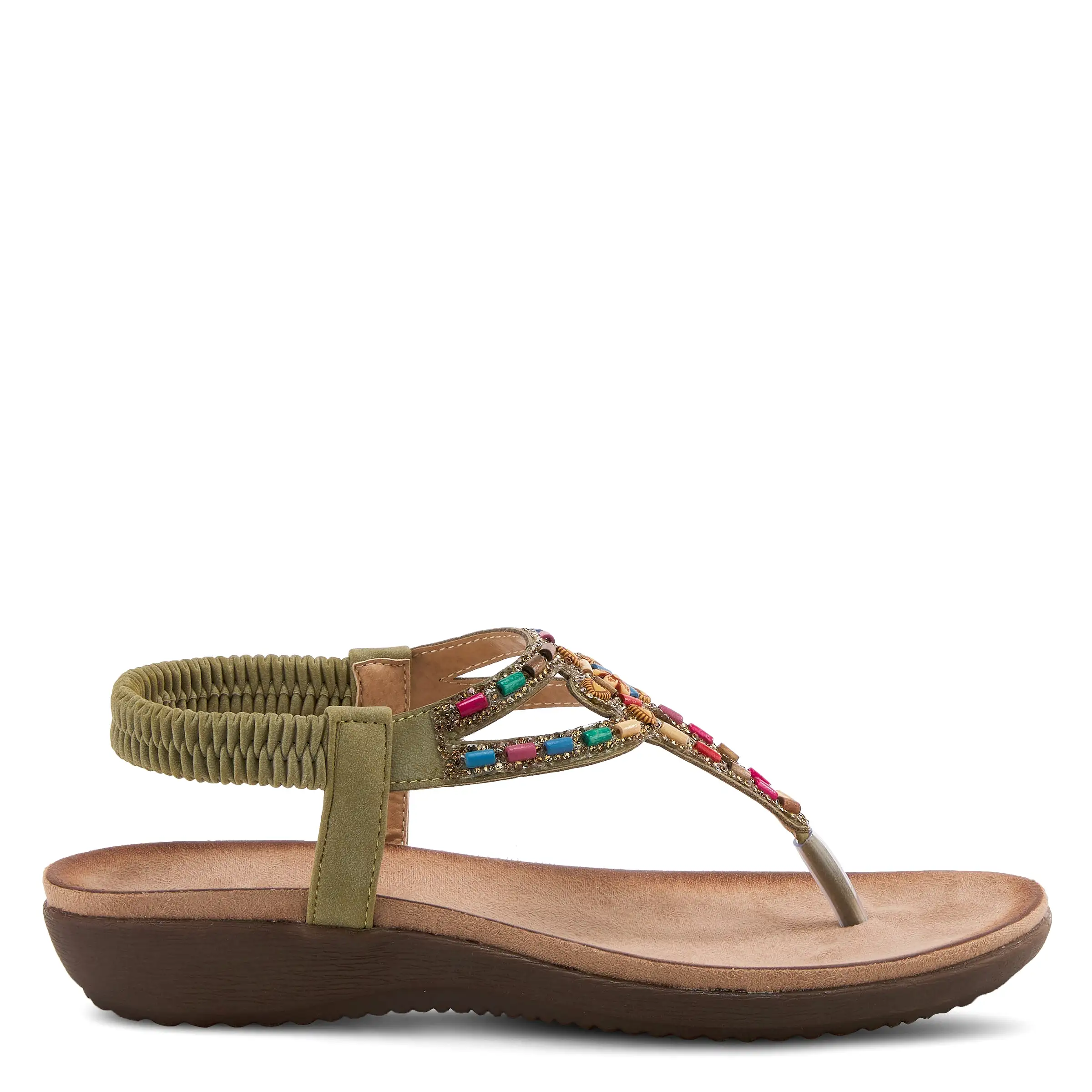 PATRIZIA CREMA THONG SANDALS