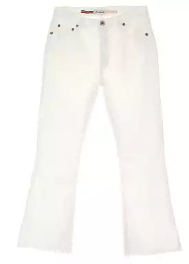 Please Shortcut Jeans - Bianco Ottico