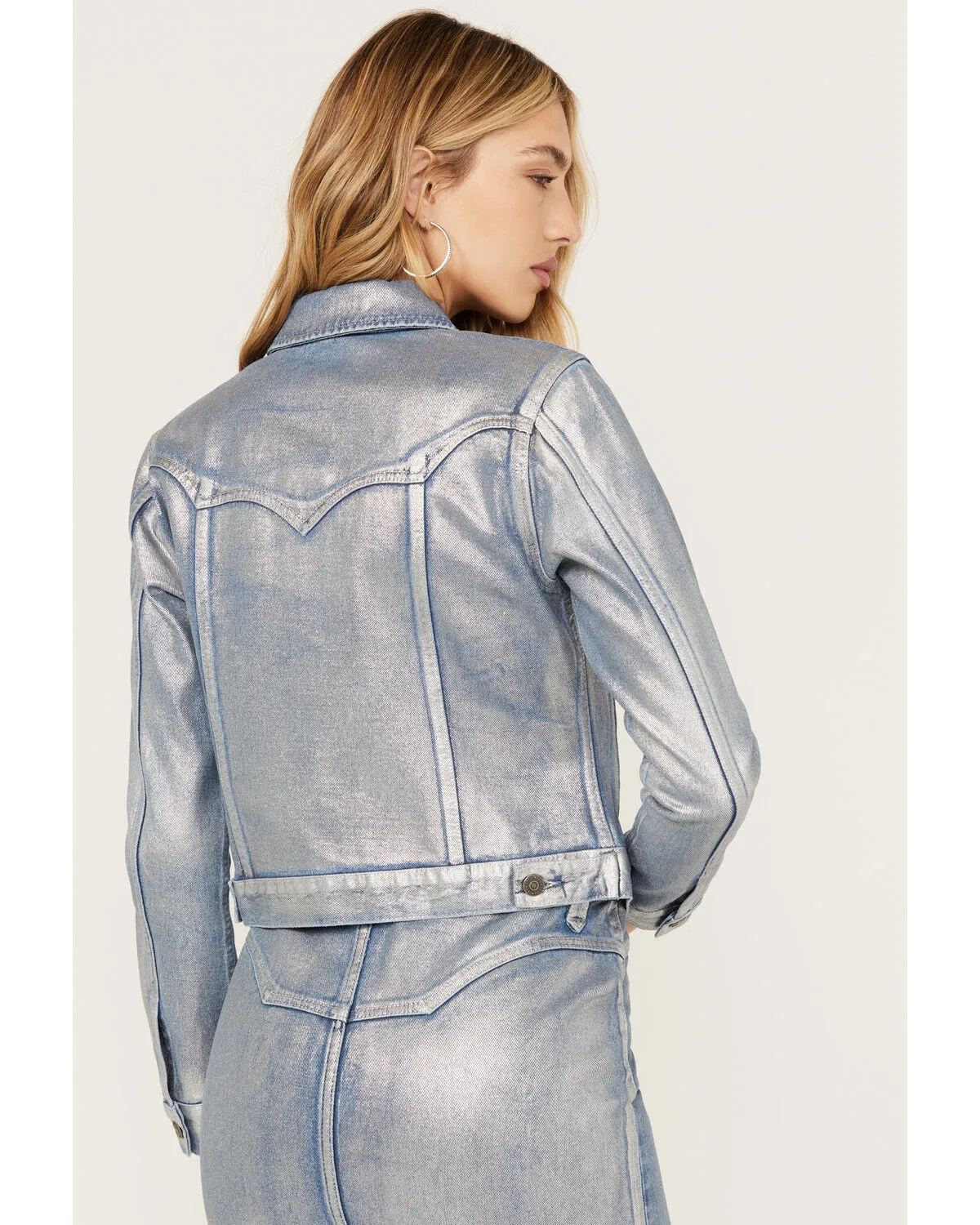 Product Name:  Idyllwind Women's Goldfinch Denim Foiled Jacket