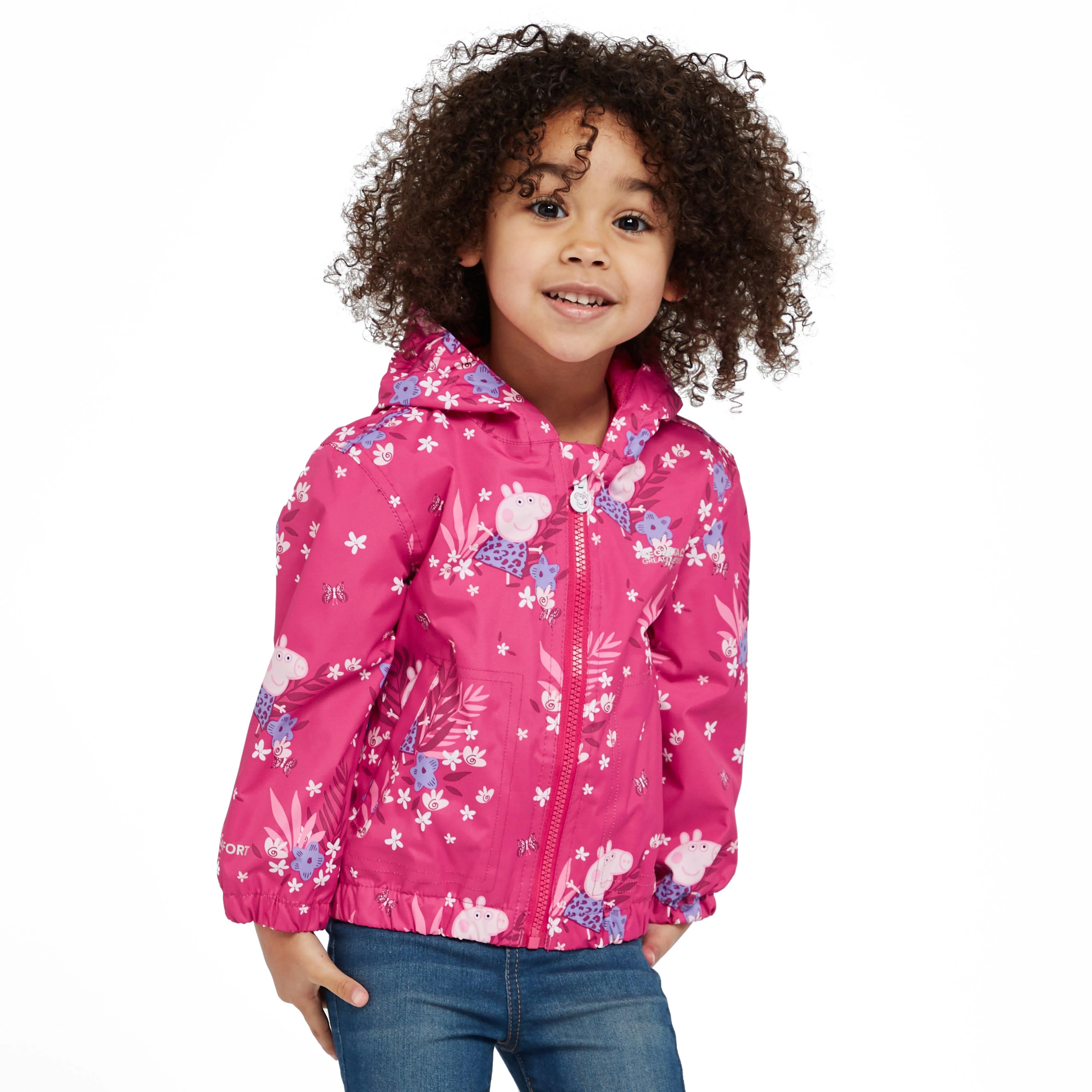 Regatta Kids' Peppa Pig Muddy Puddle Waterproof Jacket | Millets