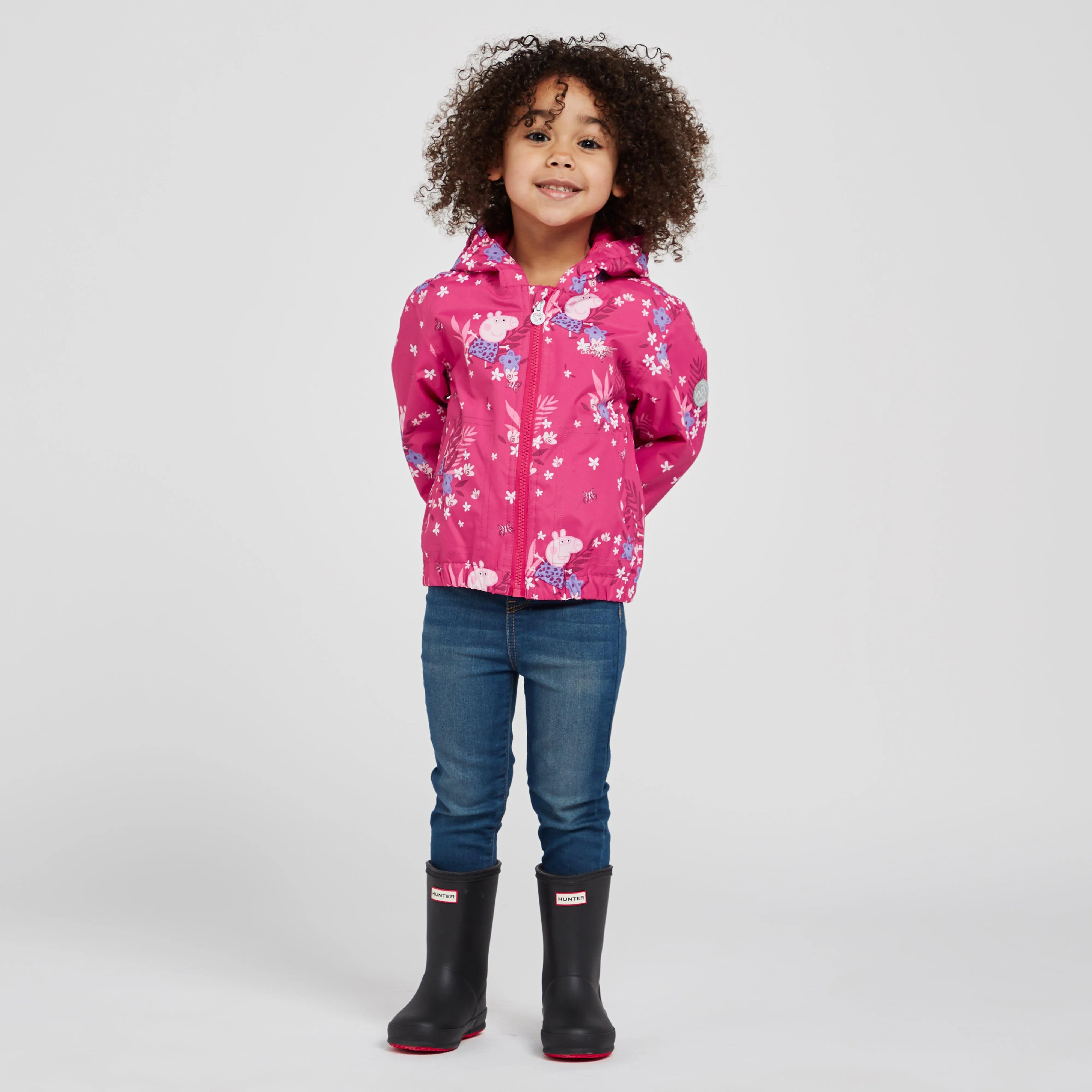 Regatta Kids' Peppa Pig Muddy Puddle Waterproof Jacket | Millets