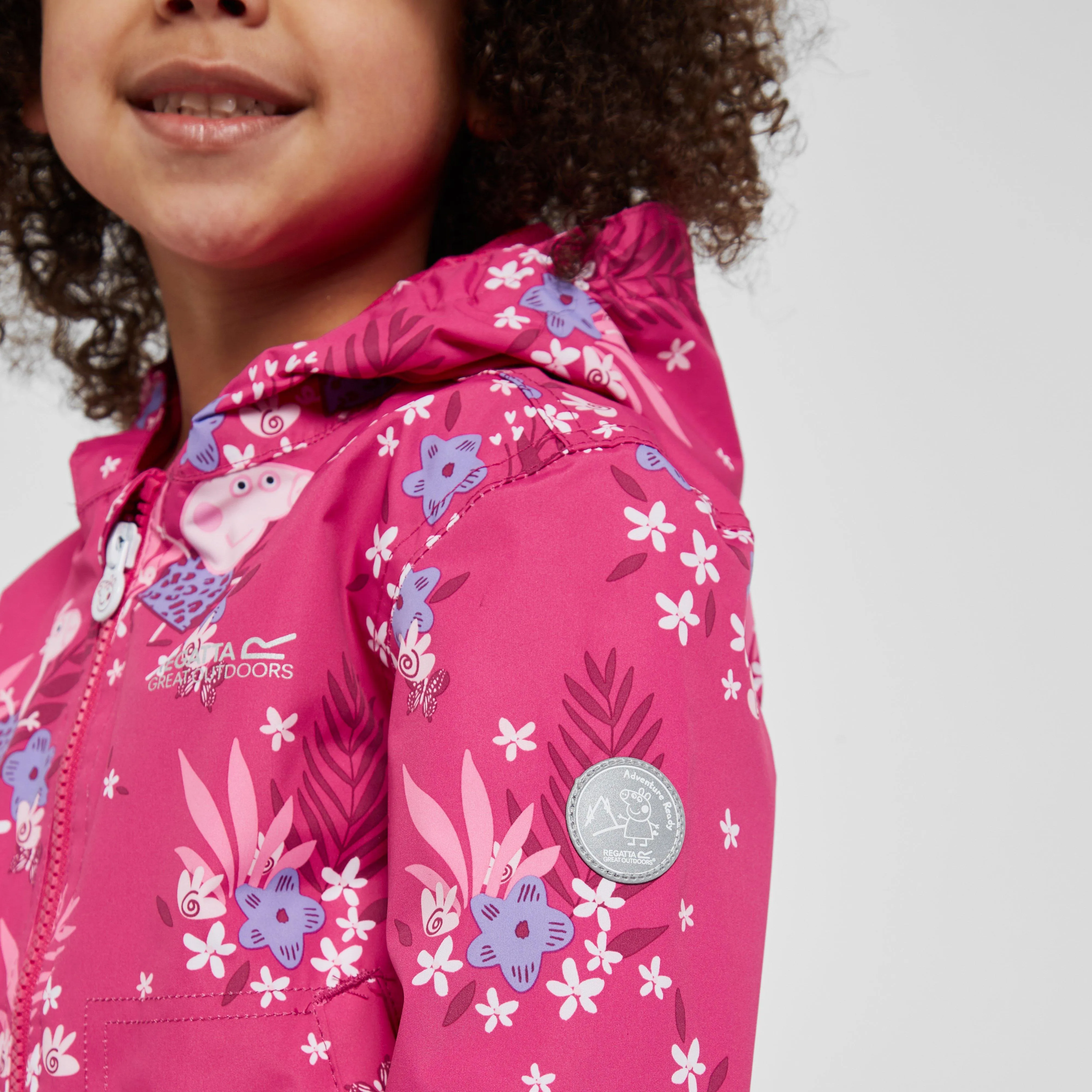 Regatta Kids' Peppa Pig Muddy Puddle Waterproof Jacket | Millets