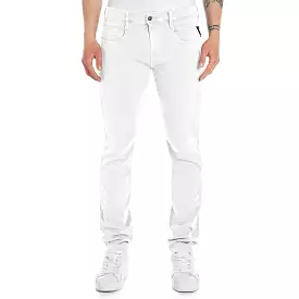 Replay Hyperflex X-Lite Anbass Colour Edition Slim Tapered Jeans - Off White