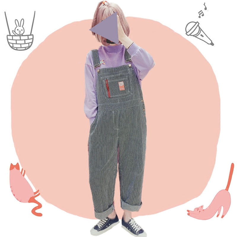 RETRO DENIM OVERALLS BY63115