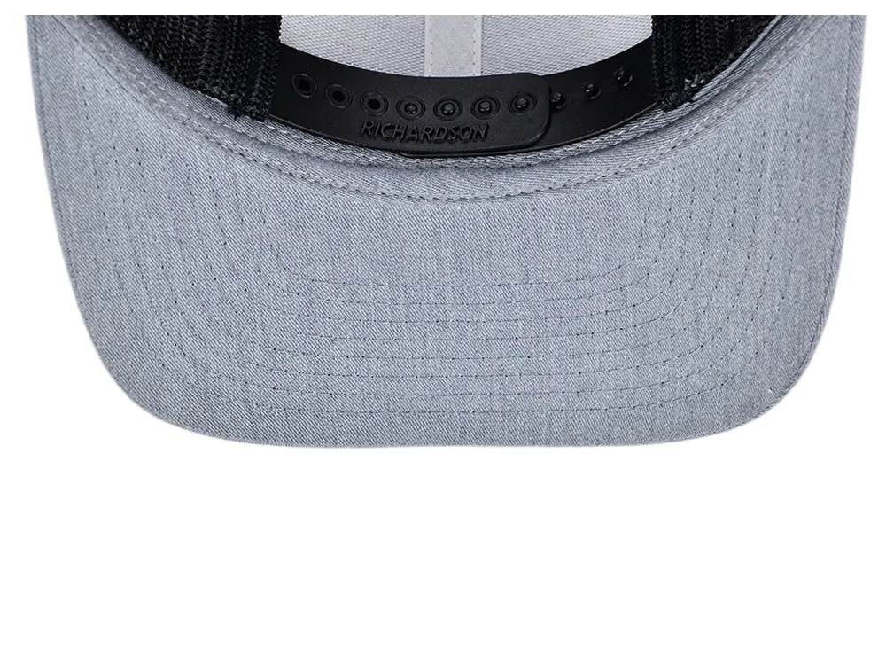 Richardson 112 Trucker - Heather Grey/Black