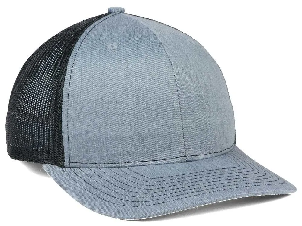 Richardson 112 Trucker - Heather Grey/Black