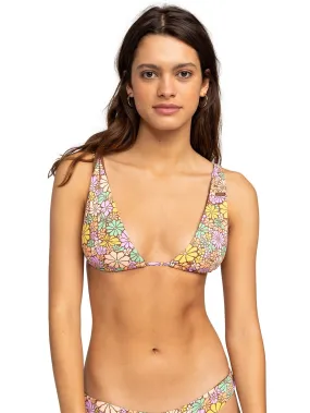 Roxy Ladies All About Sol Elongated Tri Bikini Top