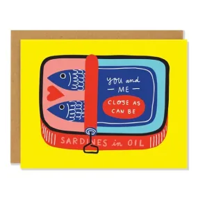 Sardines Love Card