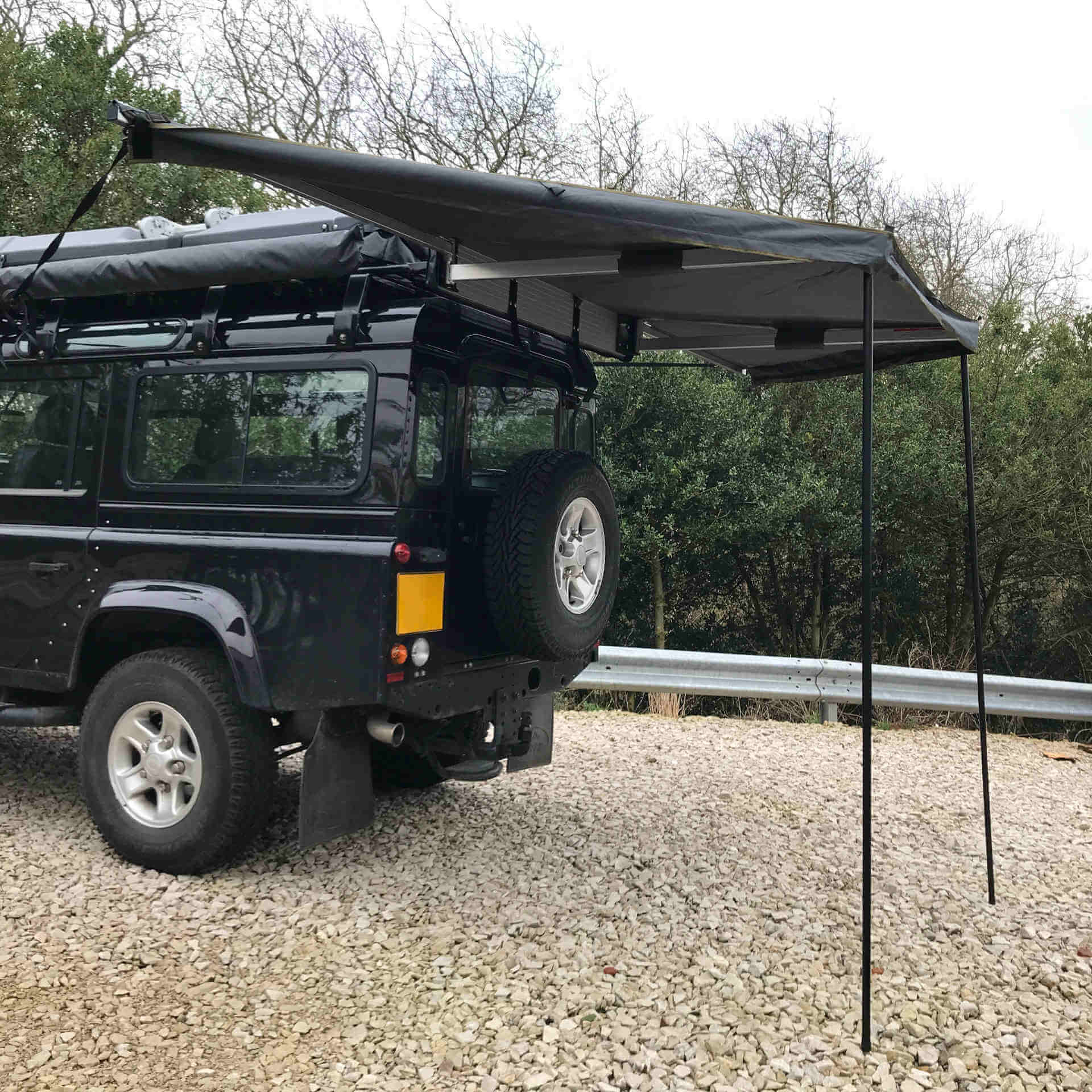 Small 180 Degree Overland Expedition Fold-Out Camping Vehicle Awning