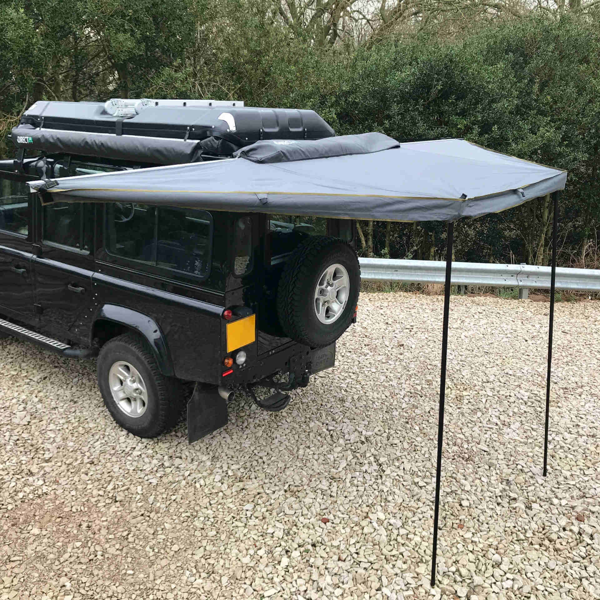 Small 180 Degree Overland Expedition Fold-Out Camping Vehicle Awning