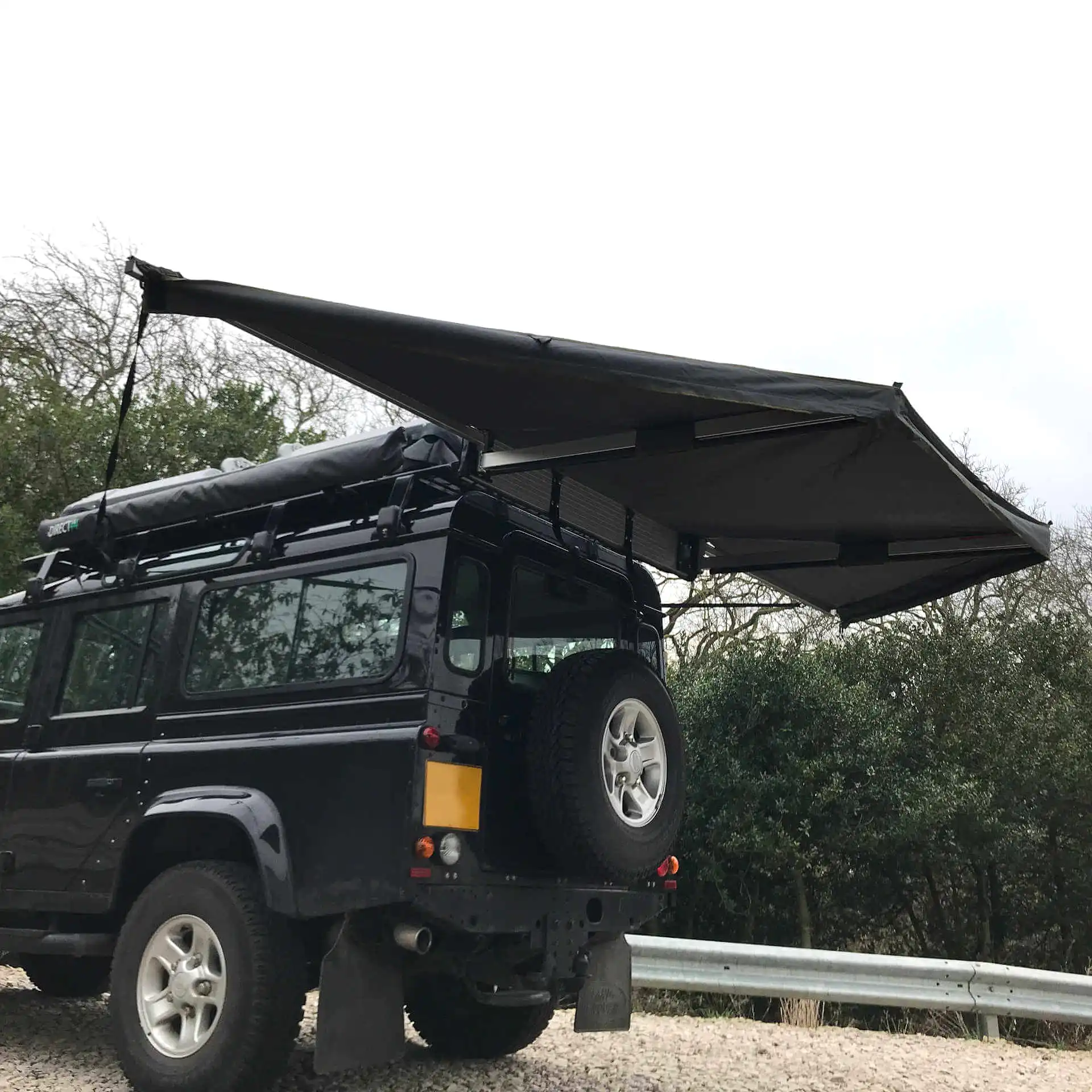 Small 180 Degree Overland Expedition Fold-Out Camping Vehicle Awning