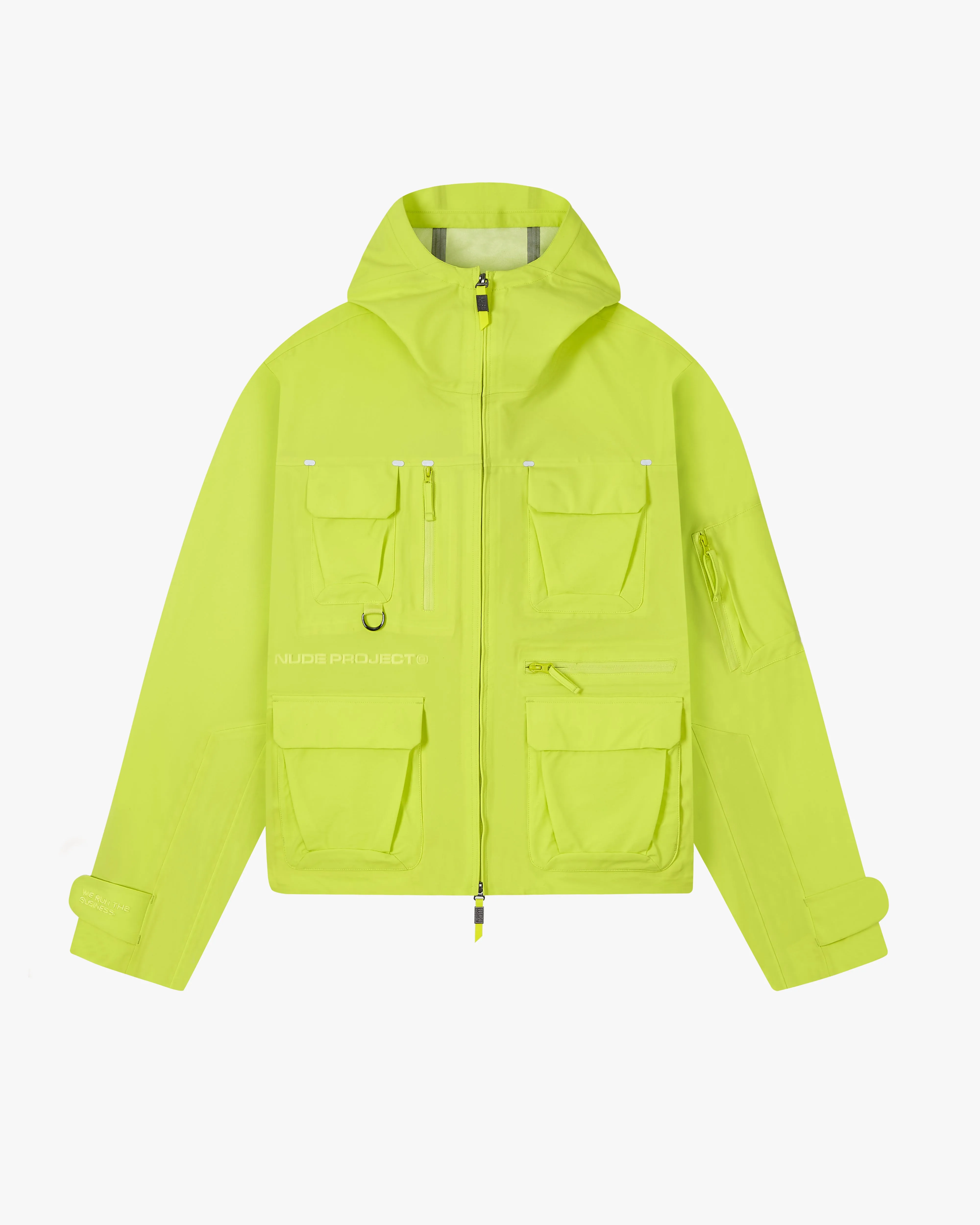 SOFT SHELL BOXY JACKET NEON