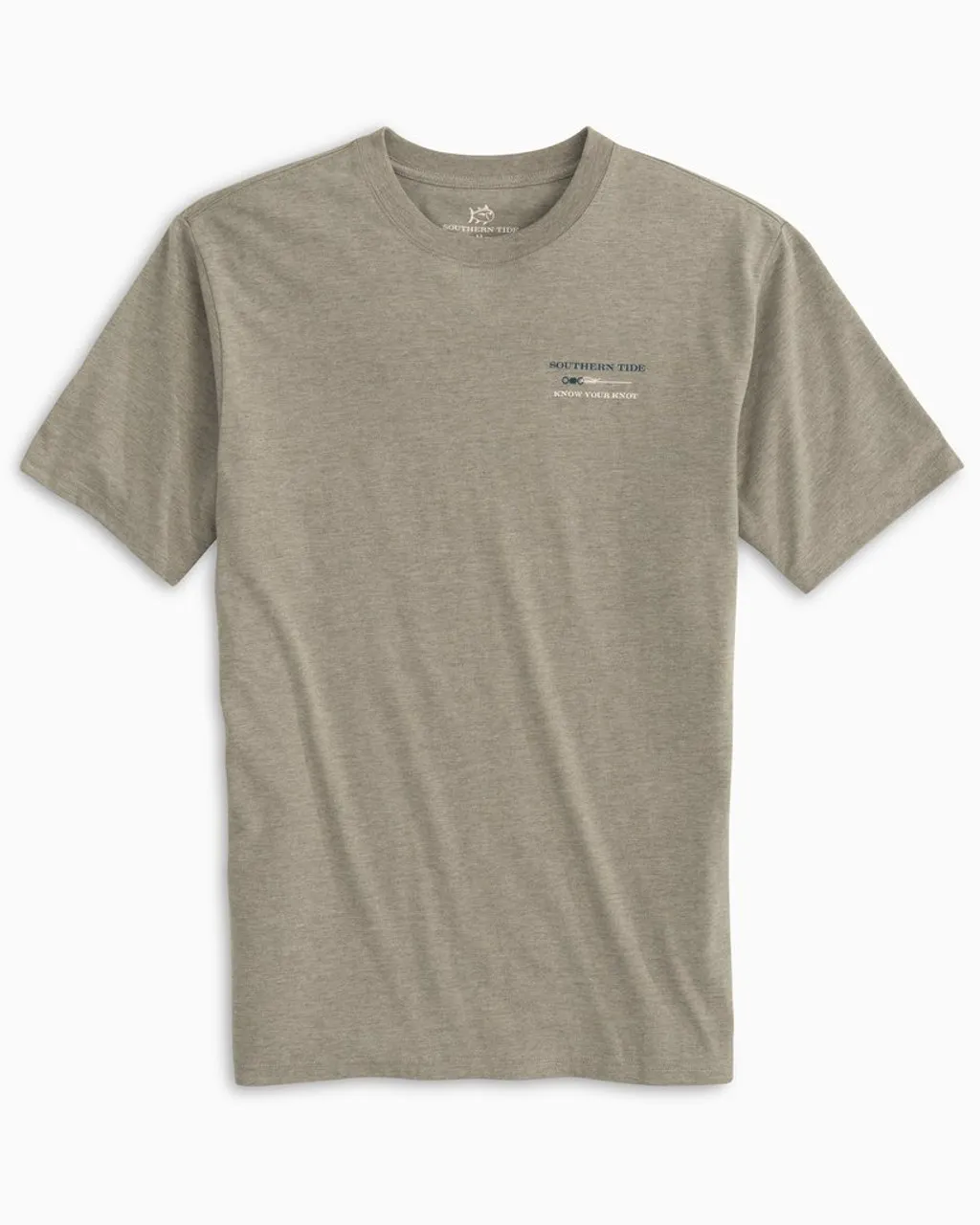 Southern Tide Know Your San Diego Jam Knot T-shirt: Heather Grey