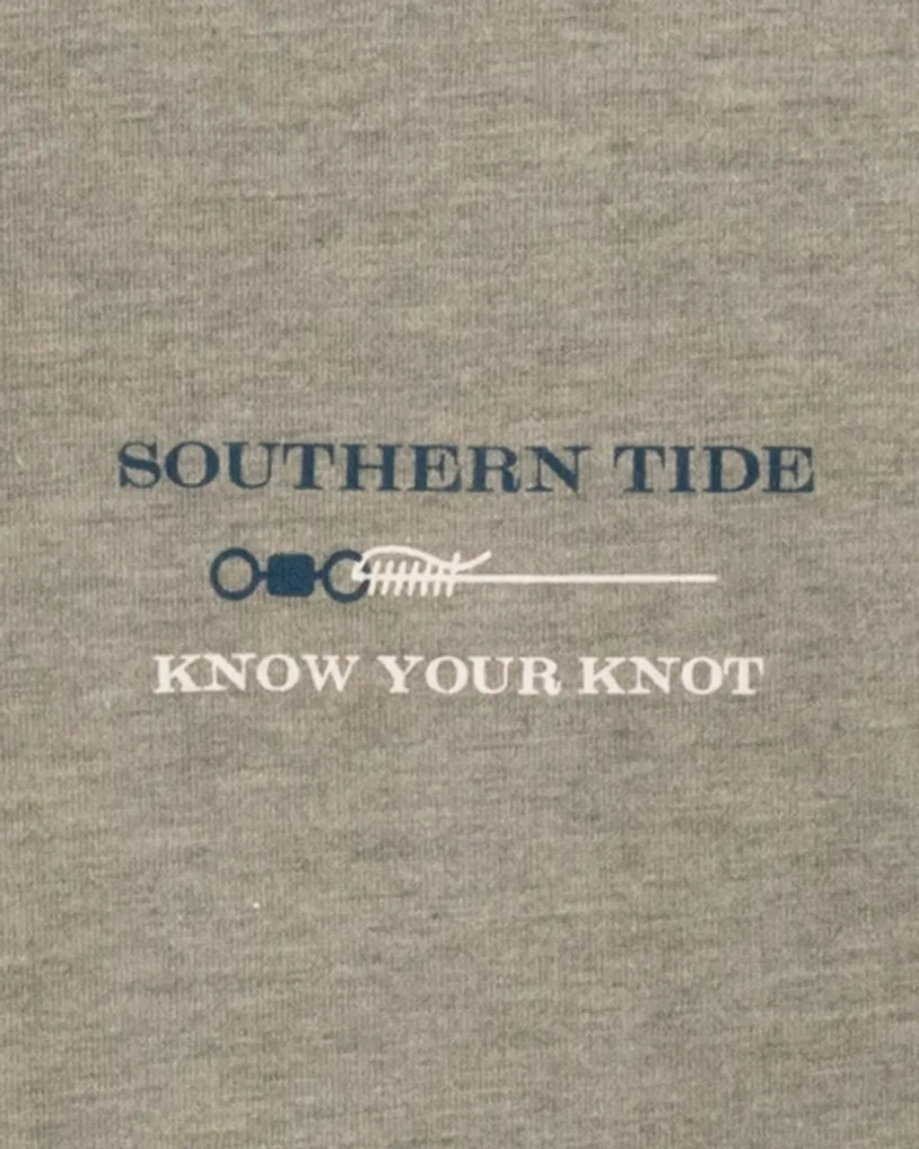 Southern Tide Know Your San Diego Jam Knot T-shirt: Heather Grey