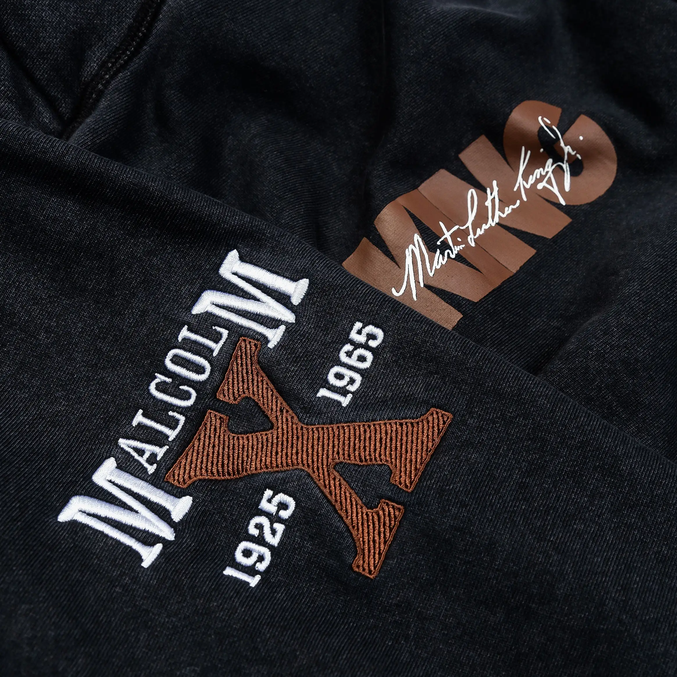 SP x Malcom X & MLK Leaders Pullover Mens Hoodie (Black)