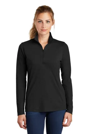 Sport-Tek  Ladies PosiCharge  Tri-Blend Wicking 1/4-Zip Pullover