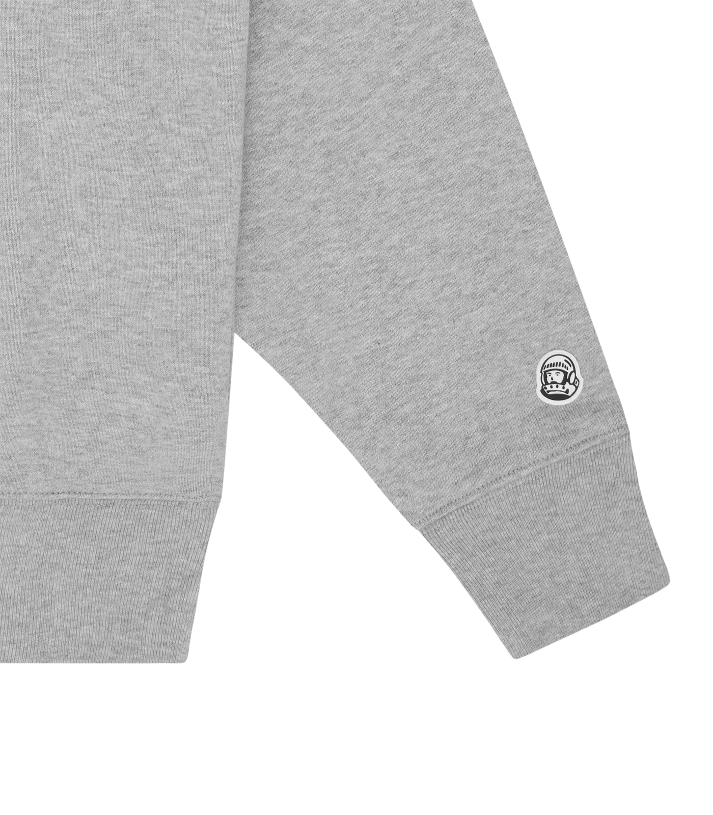 STRAIGHT LOGO CREWNECK - HEATHER GREY