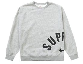 Supreme Nike Arc Crewneck Heather Grey