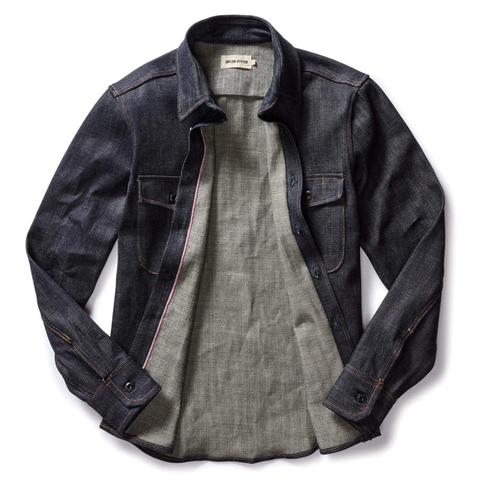 The Mill Shirt Jacket in Kuroki Slub Denim