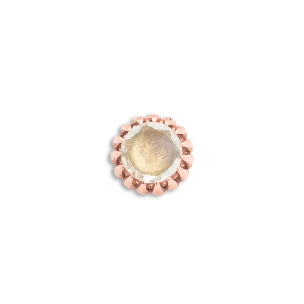 threadless: Adore Pin in Gold with Gemstone