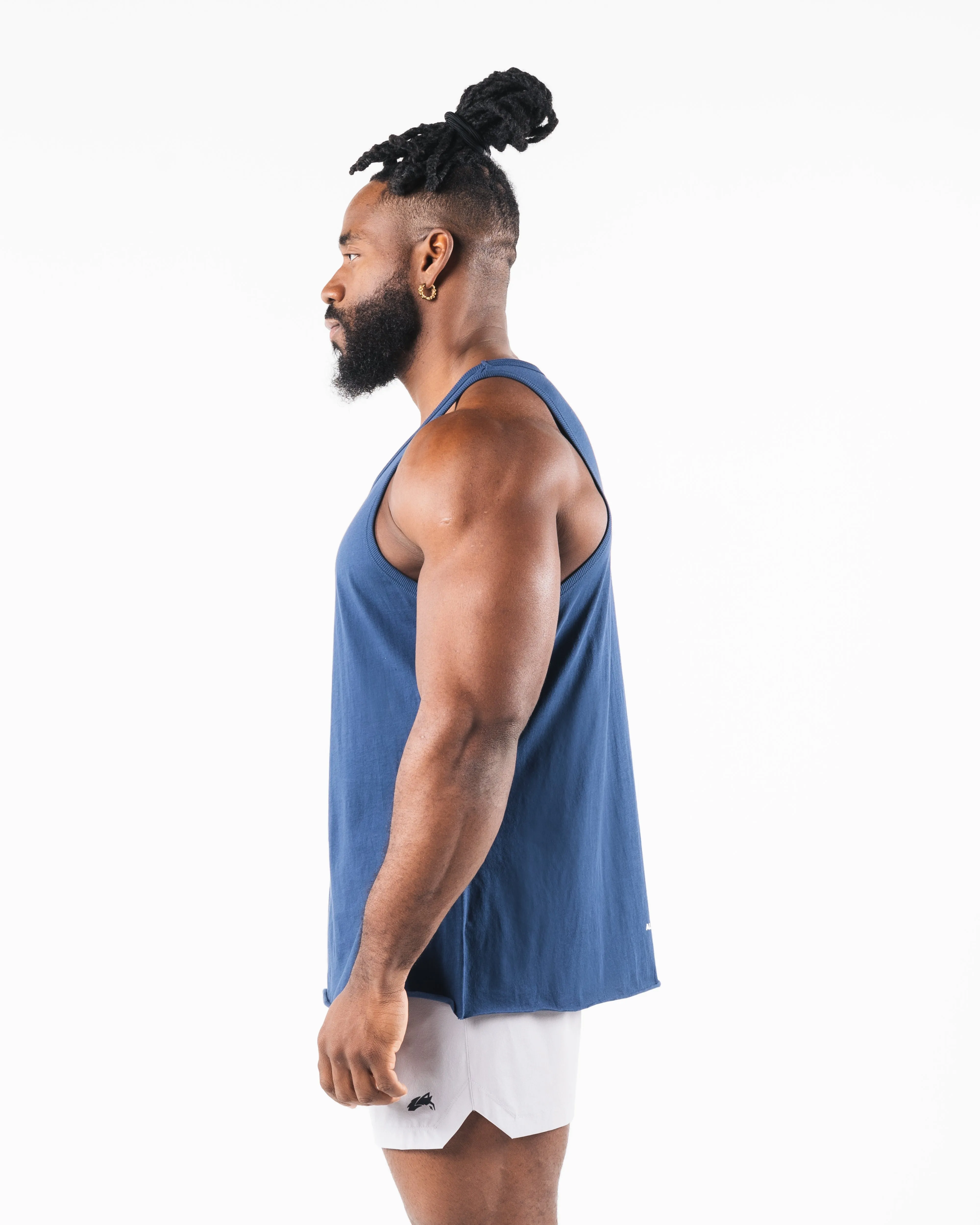 Three Pillar Tank - Denim