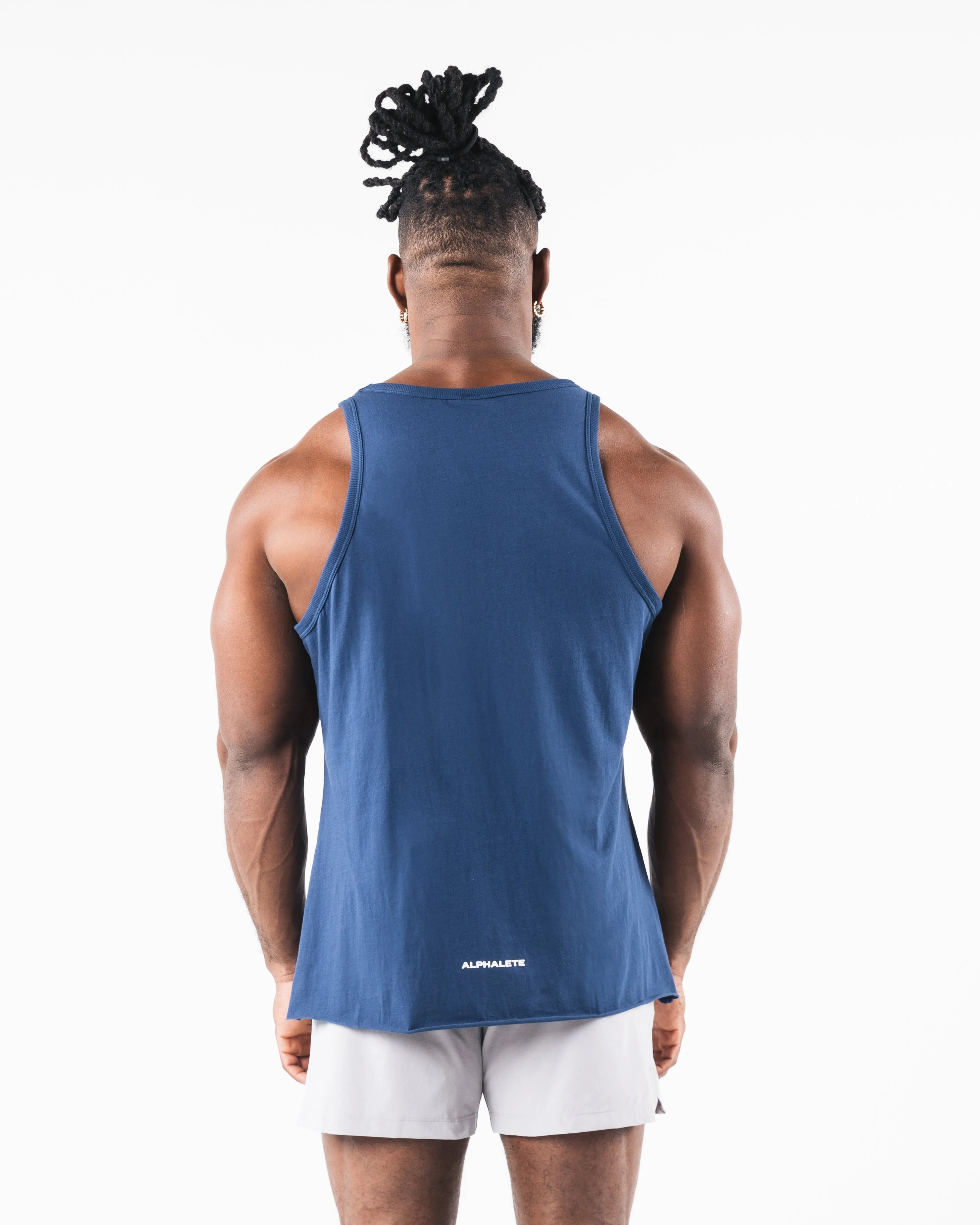 Three Pillar Tank - Denim