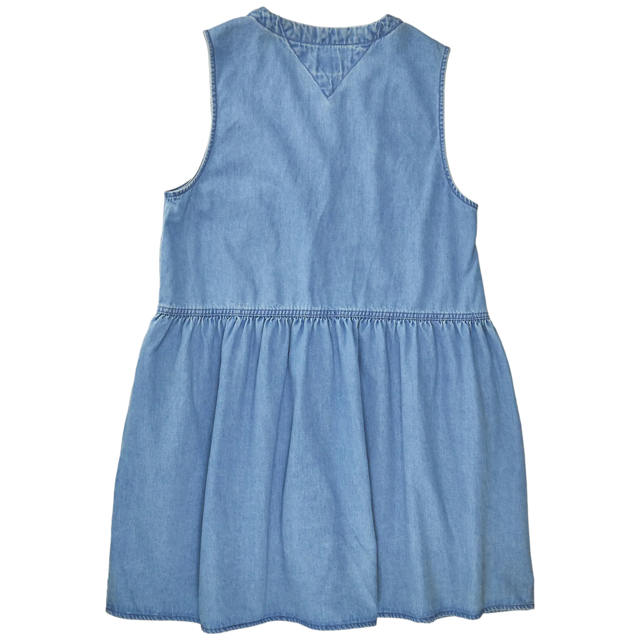 Tommy Jeans Blue Button Thru Denim Dress