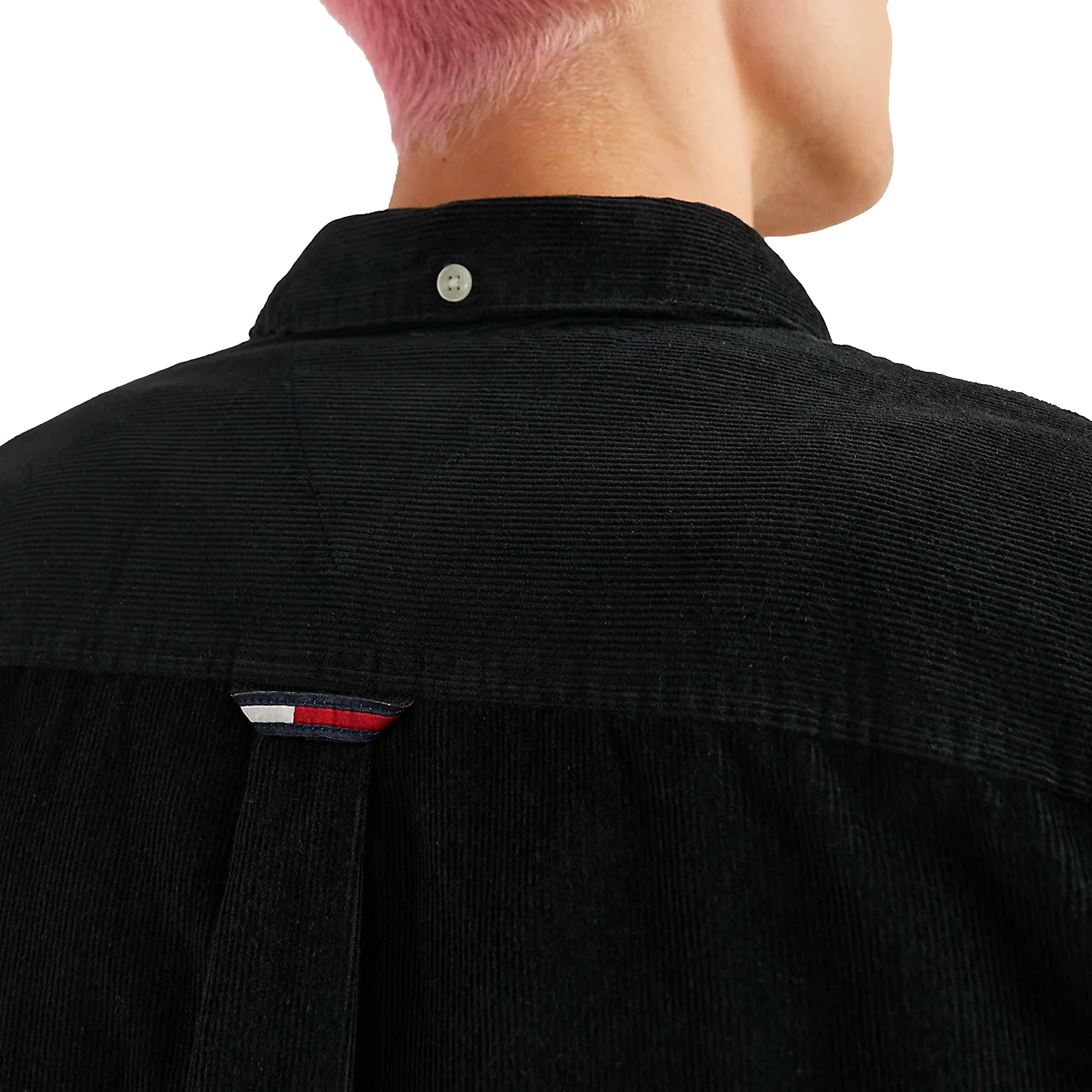 Tommy Jeans Solid Cord Shirt - Black