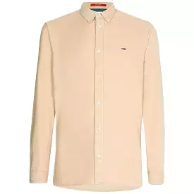 Tommy Jeans Solid Cord Shirt - Trench