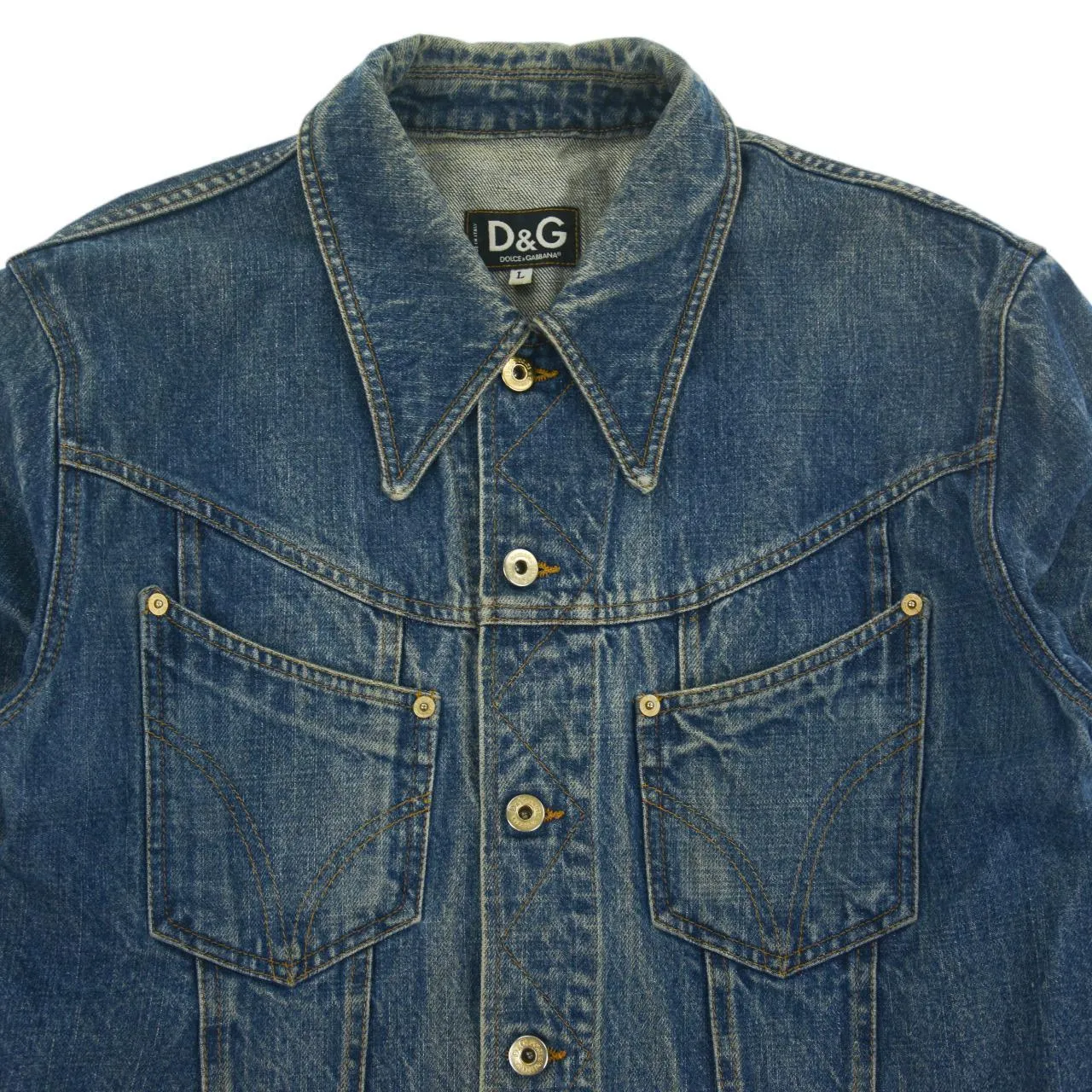 Vintage Dolce and Gabbana Denim Jacket Women's Size L