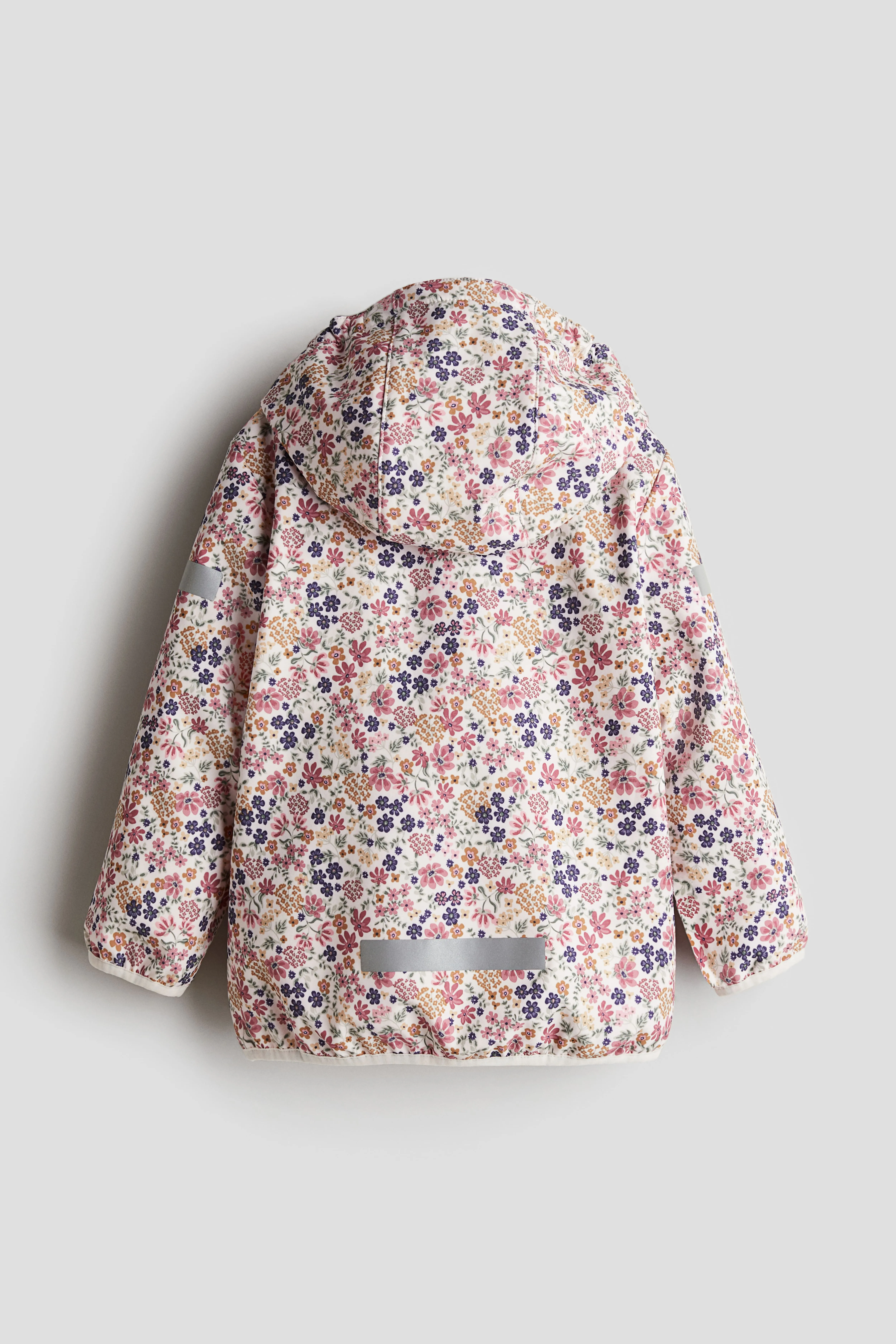 Water-resistant softshell jacket - Long sleeve - Regular length - Pink/Floral - Kids | H&M GB